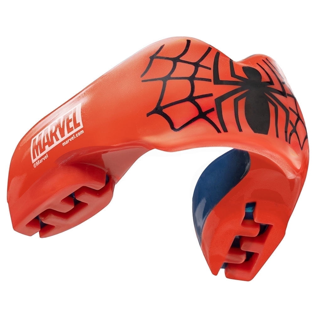 Spider-Man Mouth Guard for Braces with Case, One Size Remouldable Mouthguard