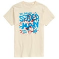 thumbnail image 1 of Marvel - Spider-Man Spray Paint Graffiti - Men's Short Sleeve Graphic T-Shirt, 1 of 4