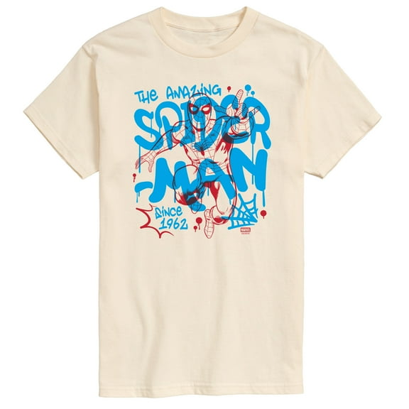 Marvel - Spider-Man Spray Paint Graffiti - Men's Short Sleeve Graphic T-Shirt