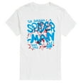 thumbnail image 1 of Marvel - Spider-Man Spray Paint Graffiti - Men's Short Sleeve Graphic T-Shirt, 1 of 4