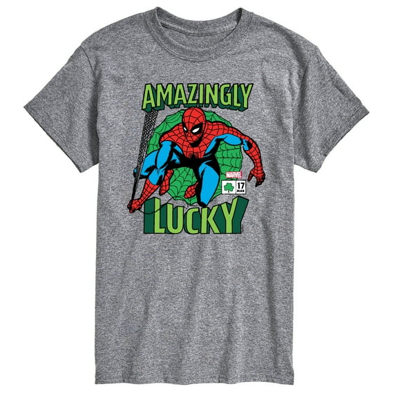 Marvel Spider-Man - St. Patrick's Day Amazingly Lucky - Men's Short Sleeve Graphic T-Shirt