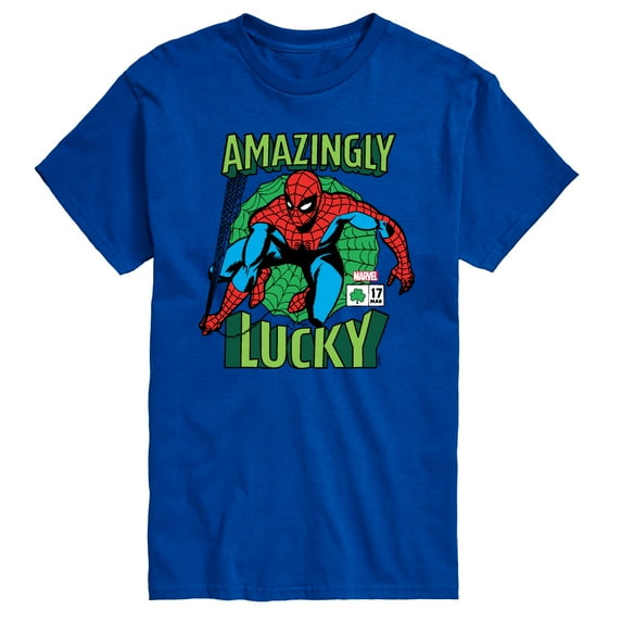 Marvel Spider-Man - St. Patrick's Day Amazingly Lucky - Men's Short Sleeve Graphic T-Shirt