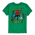 thumbnail image 1 of Marvel Spider-Man - St. Patrick's Day Amazingly Lucky - Toddler And Youth Short Sleeve Graphic T-Shirt, 1 of 5