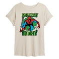 thumbnail image 1 of Marvel Spider-Man - St. Patrick's Day Amazingly Lucky - Women's Oversized Graphic T-Shirt, 1 of 5