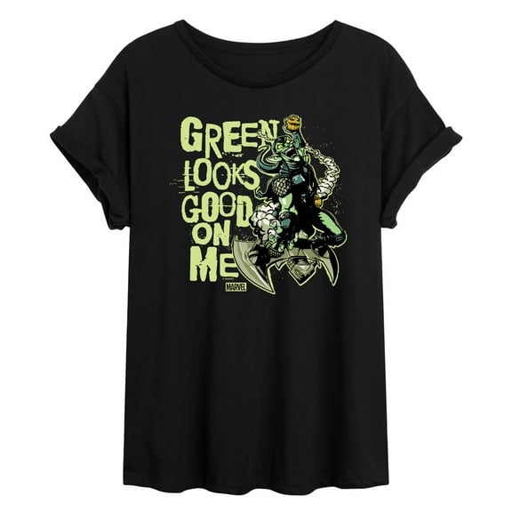 Marvel Spider-Man - St. Patrick's Day Green Looks Good On Me - Women's Oversized Graphic T-Shirt