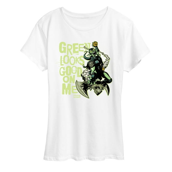 Marvel Spider-Man - St. Patrick's Day Green Looks Good On Me - Women's Short Sleeve Graphic T-Shirt