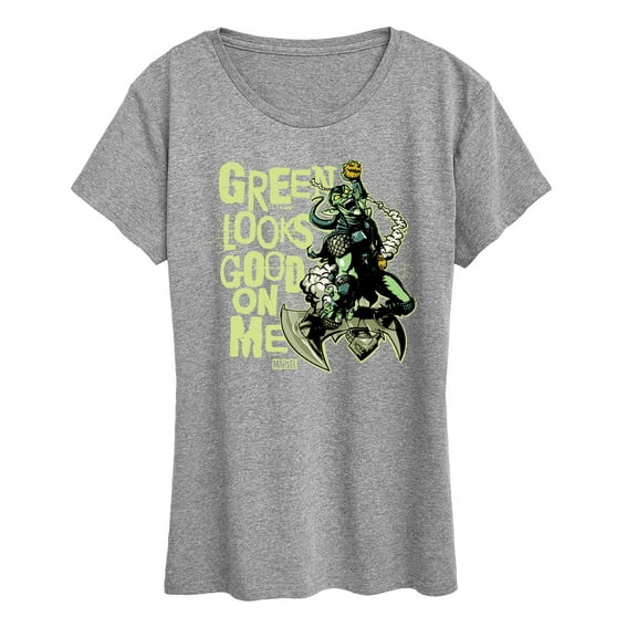 Marvel Spider-Man - St. Patrick's Day Green Looks Good On Me - Women's Short Sleeve Graphic T-Shirt