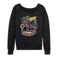 thumbnail image 1 of Marvel Spider-Man - Stickers Style - Ladies French Terry Pullover Sweatshirt, 1 of 5