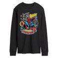 thumbnail image 1 of Marvel Spider-Man - Stickers Style - Men's Long Sleeve Graphic T-Shirt, 1 of 4