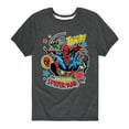 thumbnail image 1 of Marvel Spider-Man - Stickers Style - Toddler And Youth Short Sleeve Graphic T-Shirt, 1 of 5