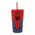thumbnail image 1 of Marvel Spider-Man Suit Up 20 oz Tumbler with Straw, 1 of 6