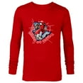 thumbnail image 1 of Marvel Spider-Man Super Hero Graduation Grad Class of 2024 - Long Sleeve T-Shirt for Men - Customized-New Red, 1 of 5