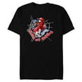 thumbnail image 1 of Marvel Spider-Man Super Hero Graduation Grad Class of 2024 - Short Sleeve Blended T-Shirt for Adults - Customized-Black, 1 of 5