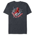 thumbnail image 1 of Marvel Spider-Man Super Hero Graduation Grad Class of 2024 - Short Sleeve Blended T-Shirt for Adults - Customized-Navy Heather, 1 of 5