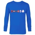 thumbnail image 1 of Marvel Spider-Man Super Heroes Toony Easter Eggs - Long Sleeve T-Shirt for Men - Customized-Navy, 1 of 5