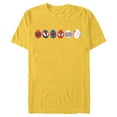 thumbnail image 1 of Marvel Spider-Man Super Heroes Toony Easter Eggs - Short Sleeve Blended T-Shirt for Adults - Customized-Yellow, 1 of 5