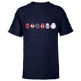 thumbnail image 1 of Marvel Spider-Man Super Heroes Toony Easter Eggs - Short Sleeve T-Shirt for Kids - Customized-Navy, 1 of 5