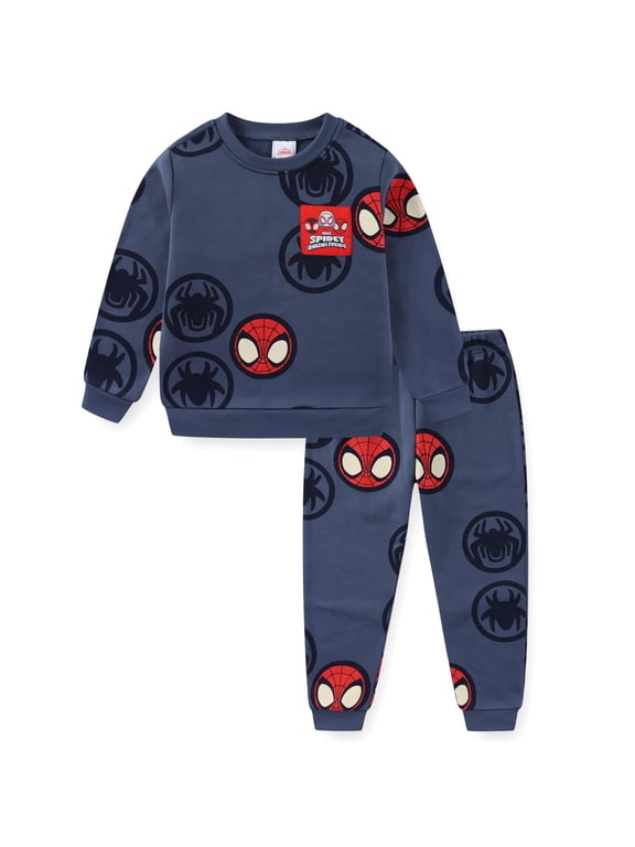 Spider-Man Sweatshirt and Pants Set (Boys), 2 Piece Set, Sizes 2T-7
