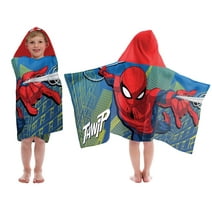 Marvel Spider Man Thwip Hooded Towel, 100% Cotton