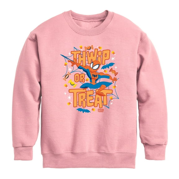 Marvel - Spider-Man Thwip Or Treat - Youth Crew Fleece Sweatshirt