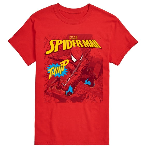 Marvel Spider-Man - Thwip Sound Effect - Men's Short Sleeve Graphic T-Shirt