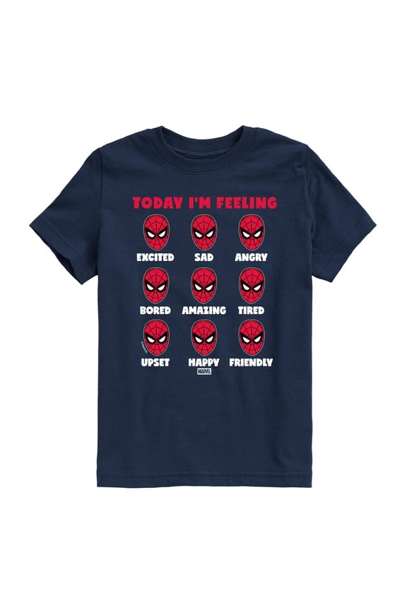 - Today Im Feeling Moods - Youth Boys Short Sleeve Graphic T-Shirt