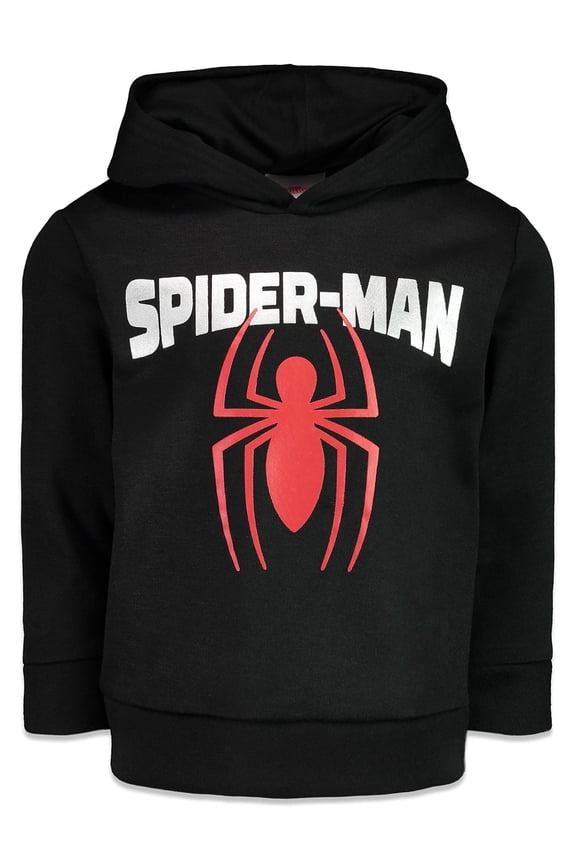 Spider-Man Toddler Boys Fleece Pullover Hoodie Toddler to Big Kid