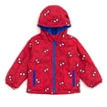 thumbnail image 1 of Marvel Spider-Man Toddler Boys' Zip-Up Hooded Jacket Red Blue Spider Man, 1 of 3