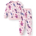 thumbnail image 1 of Marvel Spider-Man Toddler Girls 2 Piece Outfit Pink Crewneck Sweatshirt Jogger Pants Fall Set 2T, 1 of 10
