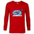 thumbnail image 1 of Marvel Spider-Man Toon Family Party Dad of the Birthday Boy - Long Sleeve T-Shirt for Men - Customized-New Red, 1 of 5