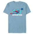 thumbnail image 1 of Marvel Spider-Man Toon Family Party Dad of the Birthday Girl - Short Sleeve Blended T-Shirt for Adults - Customized-Ocean Blue, 1 of 5