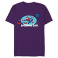 thumbnail image 1 of Marvel Spider-Man Toon Family Party Dad of the Birthday Girl - Short Sleeve Blended T-Shirt for Adults - Customized-Purple, 1 of 5