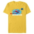 thumbnail image 1 of Marvel Spider-Man Toon Family Party Dad of the Birthday Girl - Short Sleeve Blended T-Shirt for Adults - Customized-Yellow, 1 of 5