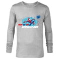 thumbnail image 1 of Marvel Spider-Man Toon Family Party Mom of the Birthday Boy - Long Sleeve T-Shirt for Men - Customized-Athletic Heather, 1 of 5