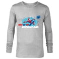 thumbnail image 1 of Marvel Spider-Man Toon Family Party Mom of the Birthday Girl - Long Sleeve T-Shirt for Men - Customized-Athletic Heather, 1 of 5