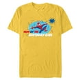 thumbnail image 1 of Marvel Spider-Man Toon Family Party Mom of the Birthday Girl - Short Sleeve Blended T-Shirt for Adults - Customized-Yellow, 1 of 5