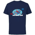 thumbnail image 1 of Marvel Spider-Man Toon Family Party Mom of the Birthday Girl - Short Sleeve Cotton T-Shirt for Adults - Customized-Navy, 1 of 5