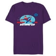 thumbnail image 1 of Marvel Spider-Man Toony Family Brother of the Birthday Kid - Short Sleeve Blended T-Shirt for Adults - Customized-Purple, 1 of 5