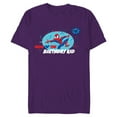 thumbnail image 1 of Marvel Spider-Man Toony Family Party Mom of the Birthday Kid - Short Sleeve Blended T-Shirt for Adults - Customized-Purple, 1 of 5