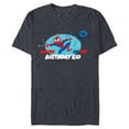 thumbnail image 1 of Marvel Spider-Man Toony Family Sister of the Birthday Kid - Short Sleeve Blended T-Shirt for Adults - Customized-Navy Heather, 1 of 5