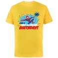 thumbnail image 1 of Marvel Spider-Man Toony Have a Web-Slinging Birthday - Short Sleeve Cotton T-Shirt for Adults - Customized-Yellow, 1 of 5