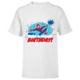 thumbnail image 1 of Marvel Spider-Man Toony Have a Web-Slinging Birthday - Short Sleeve T-Shirt for Kids - Customized-White, 1 of 5