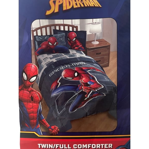 Marvel Spider-Man Twin/Full Reversible Comforter - Spiderman