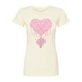 thumbnail image 1 of Marvel Spider-Man - Valentine Heart Web - Juniors Fitted Graphic T-Shirt, 1 of 5