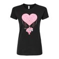 thumbnail image 1 of Marvel Spider-Man - Valentine Heart Web - Juniors Fitted Graphic T-Shirt, 1 of 5