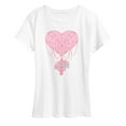 thumbnail image 1 of Marvel Spider-Man - Valentine Heart Web - Women's Short Sleeve Graphic T-Shirt, 1 of 5