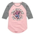 thumbnail image 1 of Marvel Spider-Man - Valentine I'm Stuck On You - Girls Shirt Tail Raglan, 1 of 5