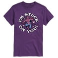 thumbnail image 1 of Marvel Spider-Man - Valentine I'm Stuck On You - Men's Short Sleeve Graphic T-Shirt, 1 of 3