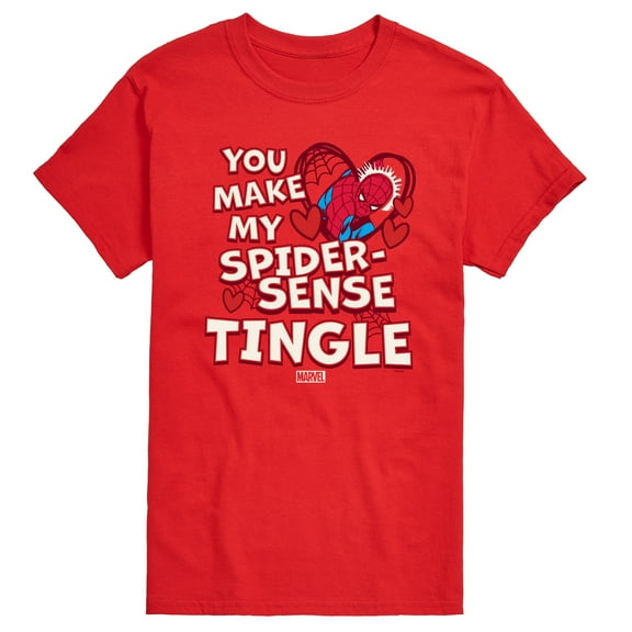 Marvel Spider-Man - Valentine Spidey Sense - Men's Short Sleeve Graphic T-Shirt