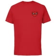 thumbnail image 1 of Marvel Spider-Man Valentine’s Day Love Sixties Heart Mask - Short Sleeve Cotton T-Shirt for Adults - Customized-Red, 1 of 5